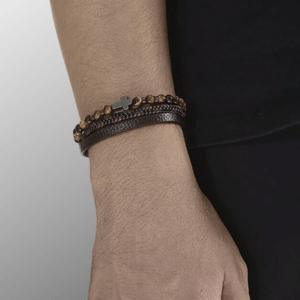 TigerCross Magnetic Leather Bracelet