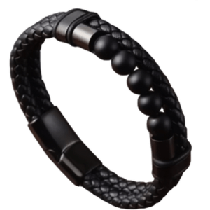 MagniBead Leather Bracelet