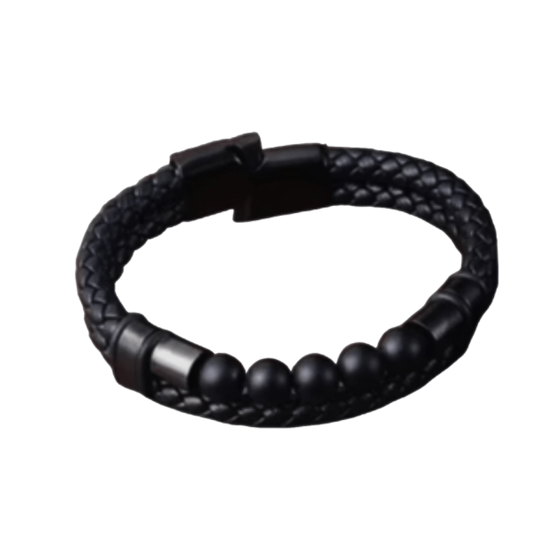 MagniBead Leather Bracelet
