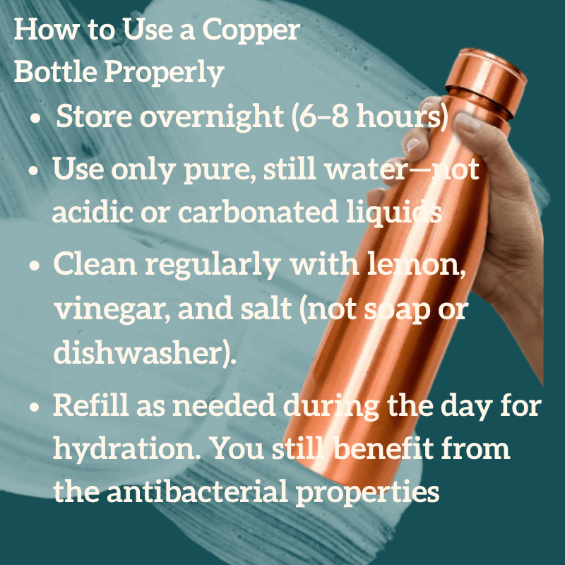 Pure Copper Water Bottle™ – Ayurvedic Wellness in Every Sip