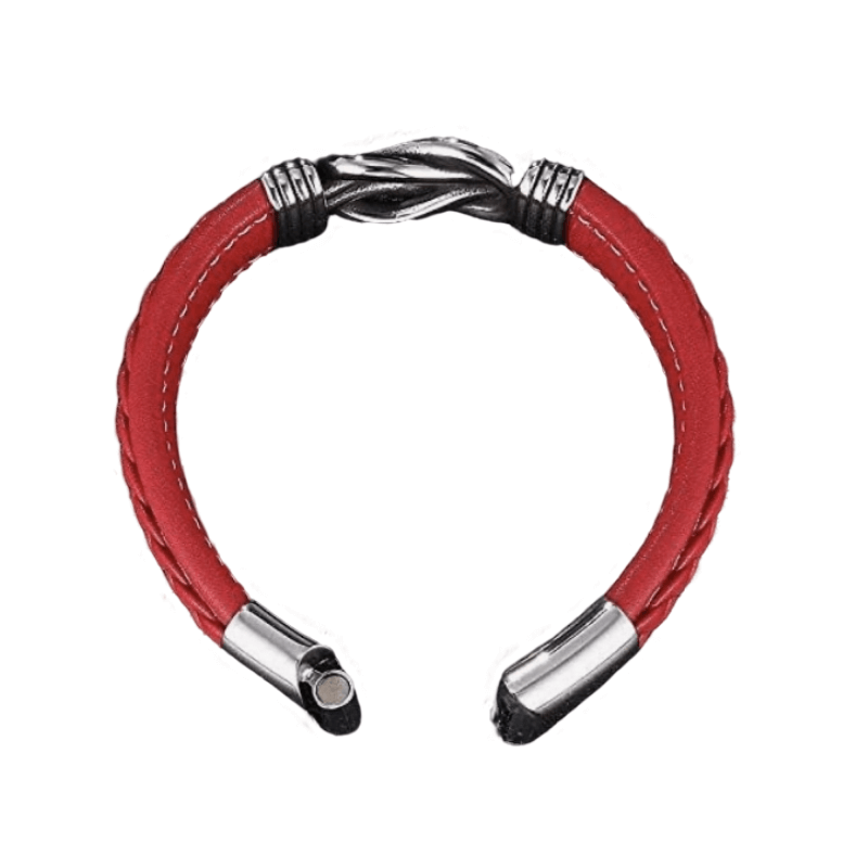 Titan Knot Leather Band - Black