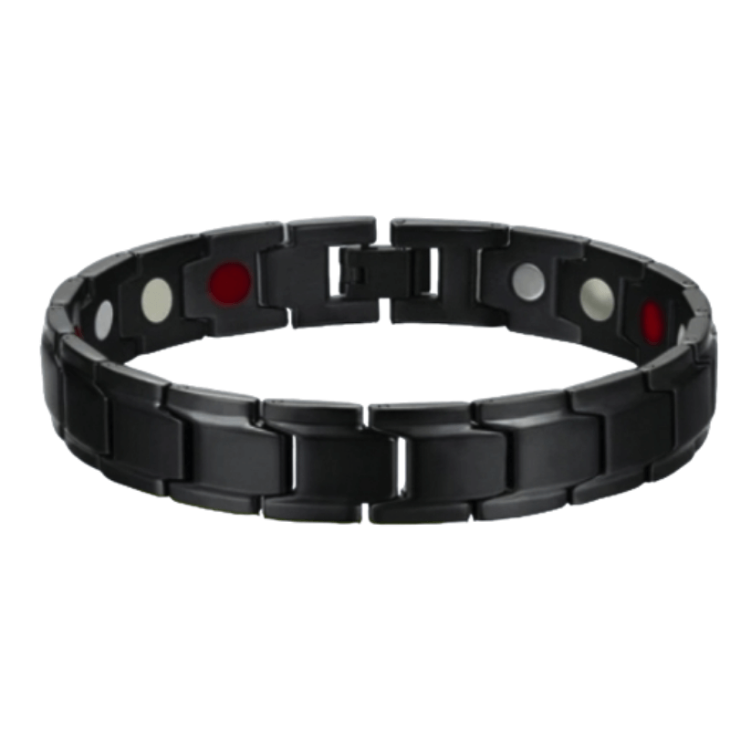 Magnetic Wellness Link Bracelet - Black