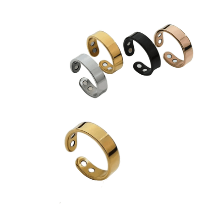 Stainless Magnetic Health Ring - Gold