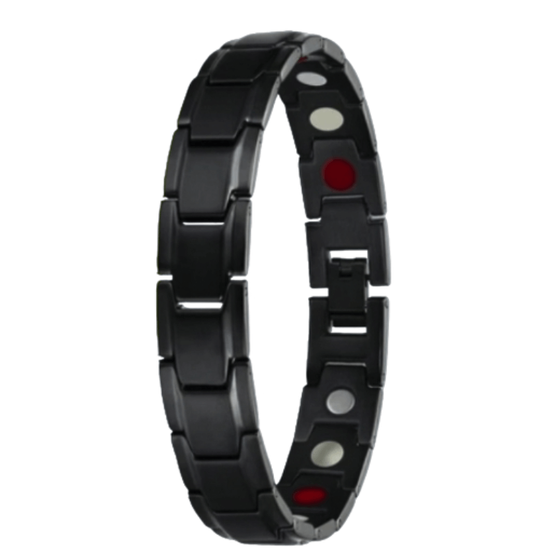 Magnetic Wellness Link Bracelet - Black