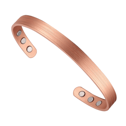 Copper Ridge Magnetic Bracelet - fine groove