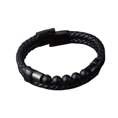 MagniBead Leather Bracelet