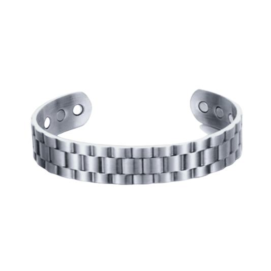 Titanium Ion Magnetic Bracelet™ -Silver