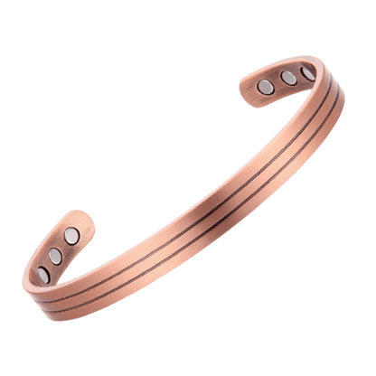 Copper Ridge Magnetic Bracelet - deep groove