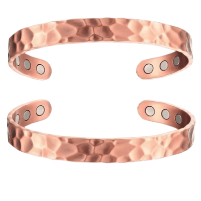 Hammered Wellness Bracelet - Rose Gold