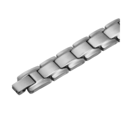 Magnetic Wellness Link Bracelet - Silver