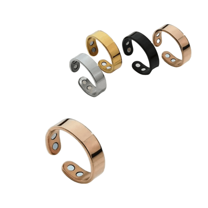 Stainless Magnetic Health Ring - Bronze