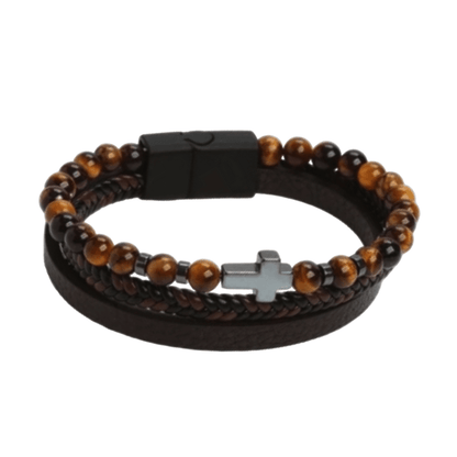 TigerCross Magnetic Leather Bracelet