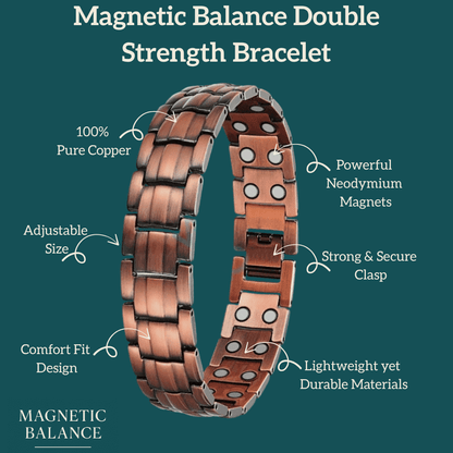 Magnetic Balance Double Strength Bracelet