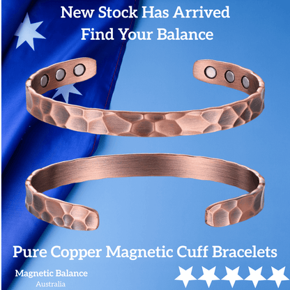 Hammered Wellness Bracelet - Bronze