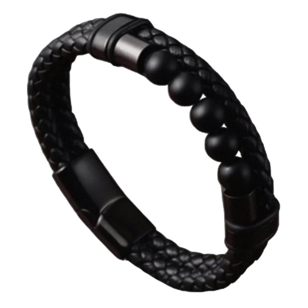 MagniBead Leather Bracelet