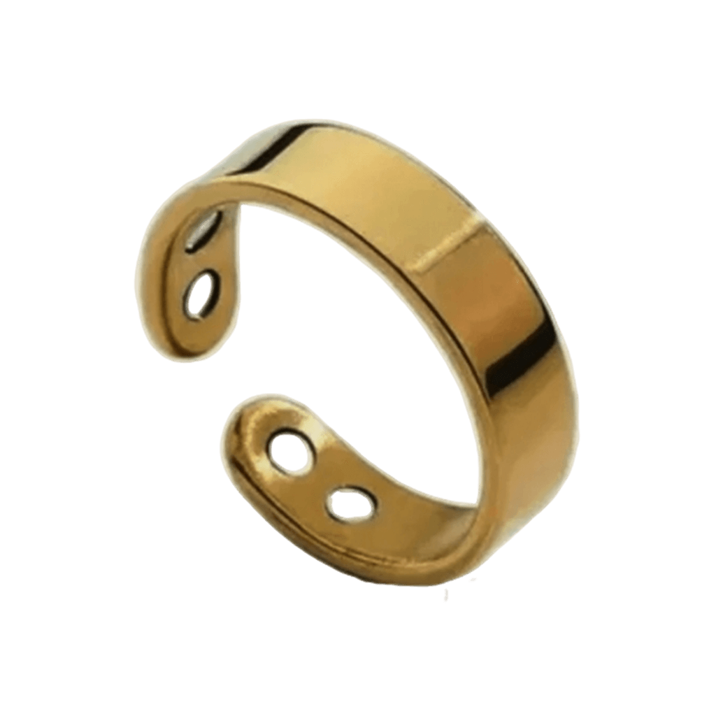 Stainless Magnetic Health Ring - Gold