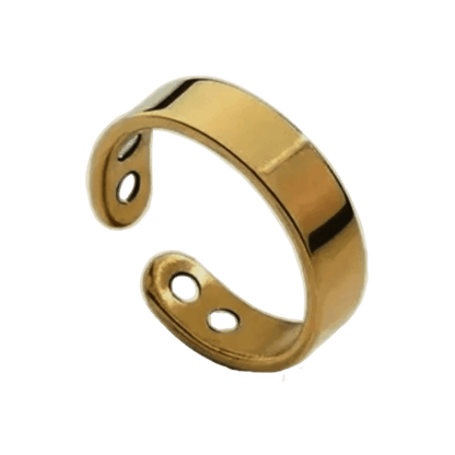 Stainless Magnetic Health Ring - Gold